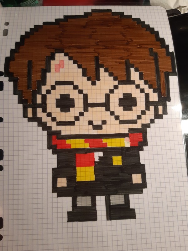 Pixel Art Harry Potter pixel art